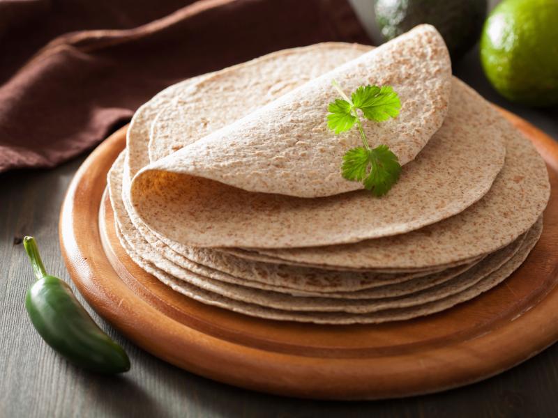 Whole wheat tortillas