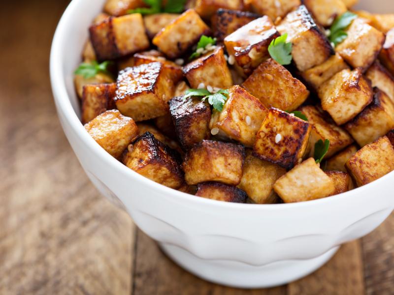 marinated tofu