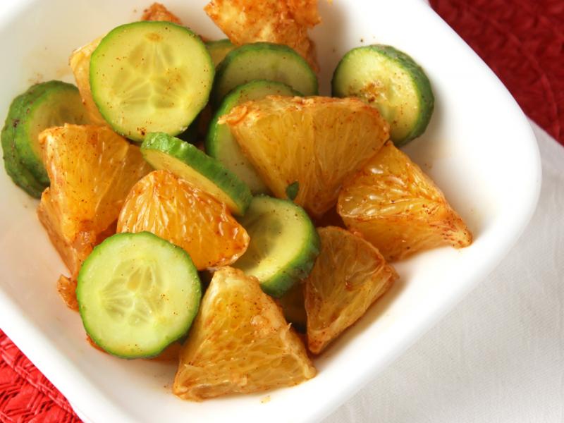 Fresh Cucumber Orange Salad