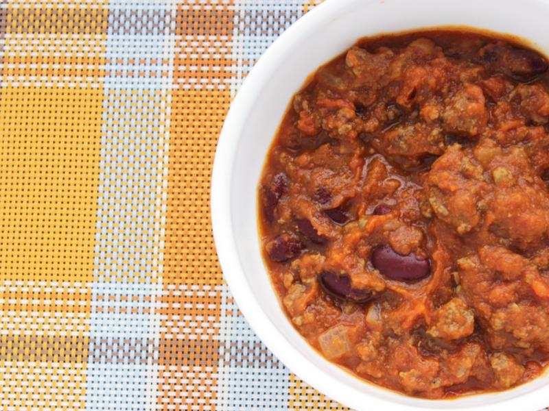 bowl of Pumpkin Chili