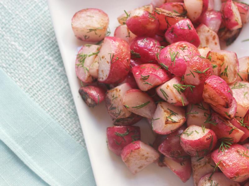 sauteed radishes