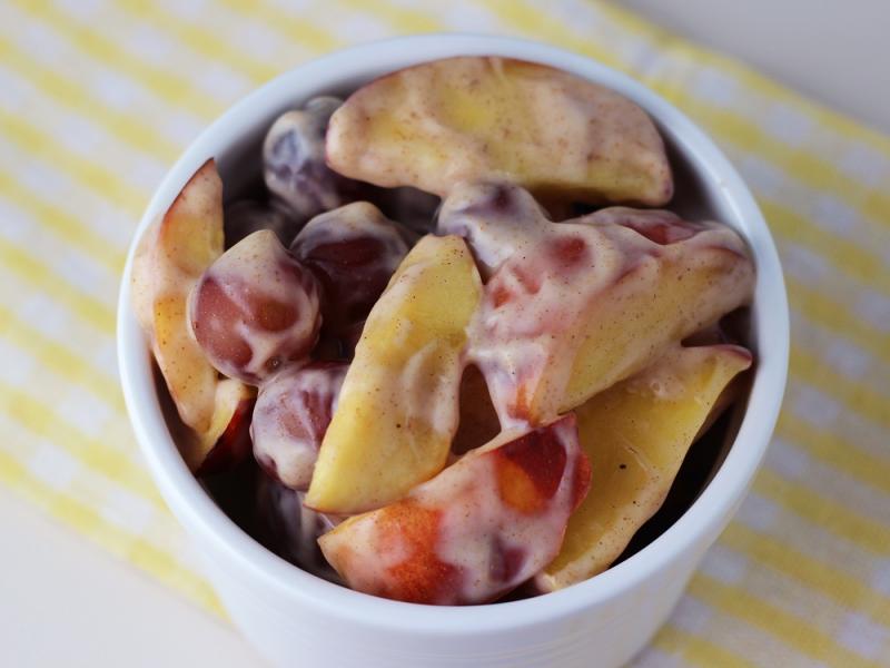 Nectarine and Peach Fruit Salad